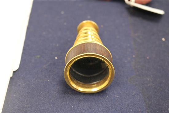 A cased telescope